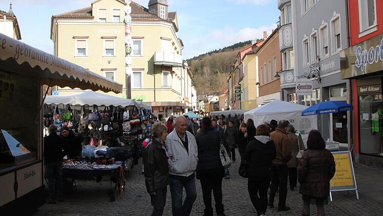 Frühingsmarkt Bad Brückenau am 22. März 2015. Foto: Ulrike Müller
