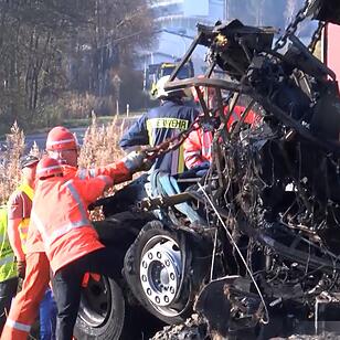 Bergung nach Zugunglück in Freihung