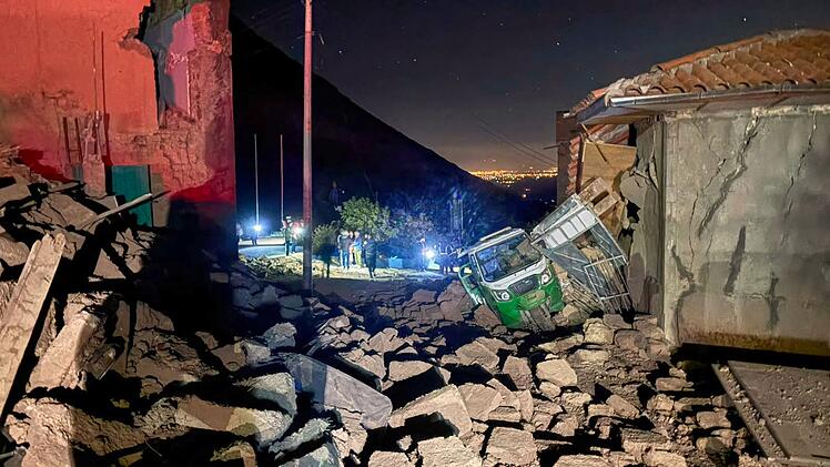 Schweres Erdbeben ersch&uuml;ttert Peru