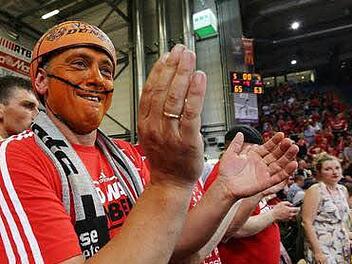 Brose Baskets Fans in ihrem Element. Foto: User Frankenpower123