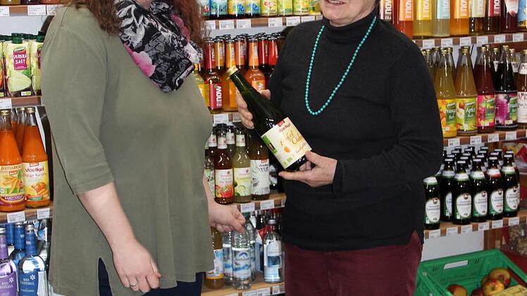 Gisela (rechts) und Renate Unger vom Naturkost-Laden in Veitlahm