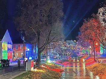 Gundelsheim war stimmungsvoll illuminiert.