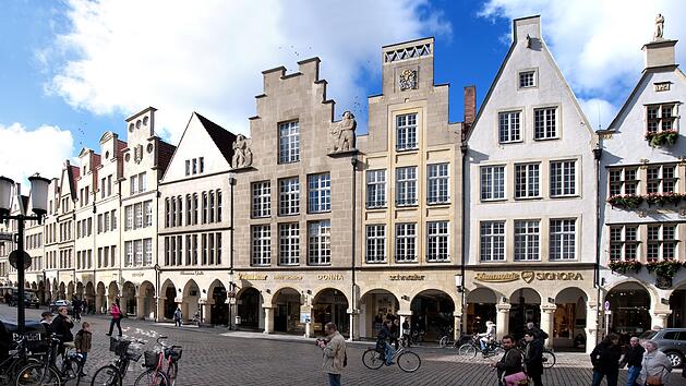 Prinzipalmarlt in der Altstadt von Münster