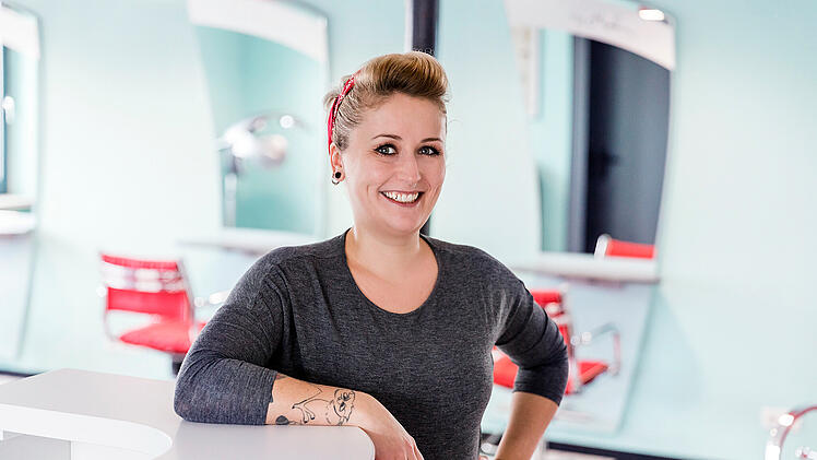 Patricia Riedel, Chefin des Friseursalons Patricias Hairbox
