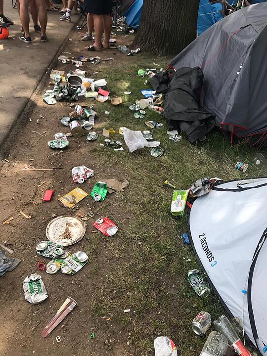 Müllchaos bei Rock im Park 2019: Besucher schmeißen auch Umweltbewusstsein weg
