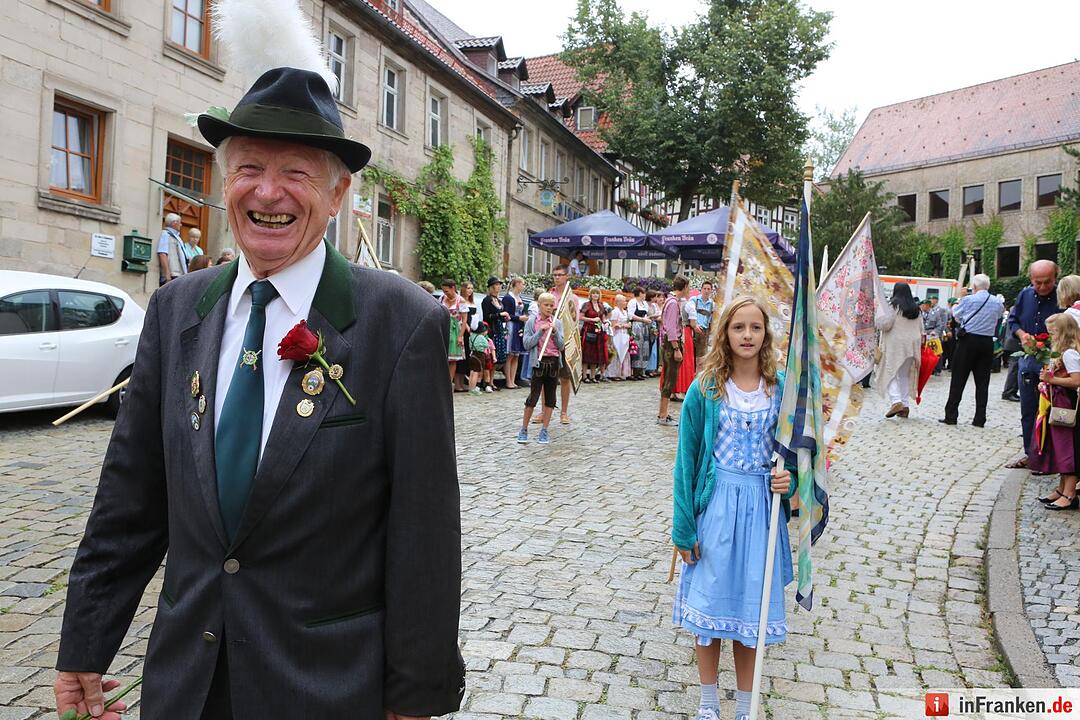 Kronacher Freischießen: Schützenauszug