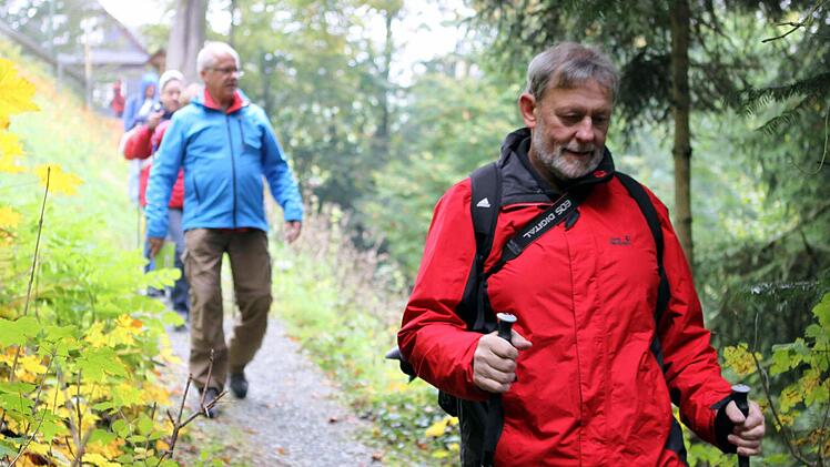 Wandern auf den beiden neuen Touren in Lauenstein Foto: Michael Wunder