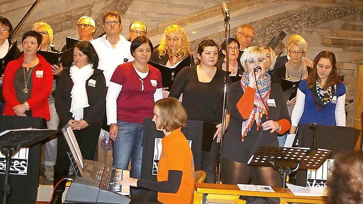 Die "Spirit Voices" in ihrem Element Foto: Heike Schülein