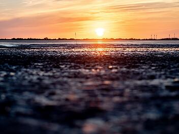 Watt en Schlick Festival - Sonnenuntergang in Dangast