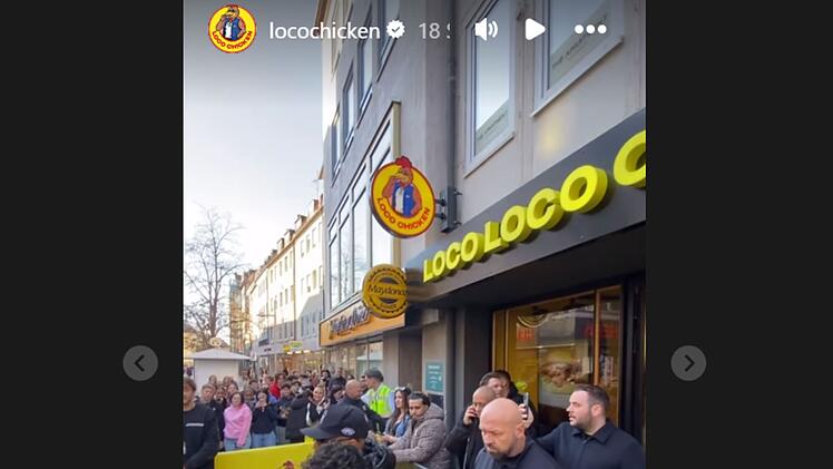 Rapper Luciano eröffnet "Loco Chicken"-Filiale in Nürnberg