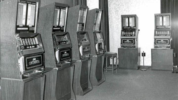 Der Automatensaal 1968. Foto: Spielbank/Archiv