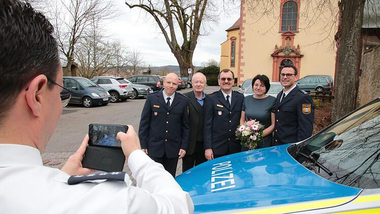 Eindrücke von der Einführung des neuen Chefs der der Hammelburger Polizei. Foto: Ralf Ruppert