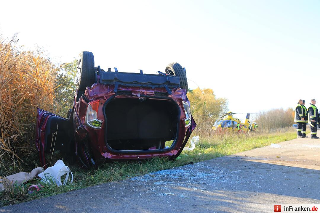 Schwerer Unfall auf der A70 bei Oberhaid