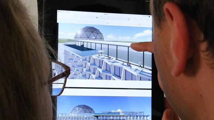 Aktuell kursiert ein neuer Entwurf für das Gelände des früheren "Steigenberger"-Hotels: achtstöckig mit Schwimmbad und Kuppel auf dem Dach. Foto: Ralf Ruppert