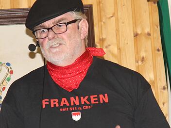 Beim "Franken" (Werner Reißaus) waren die Zuhörer endgültig aus dem Häuschen. Foto: Tobias Schöffel