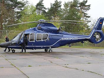 Auch in der kommenden Woche wird am Aus- und Fortbildungszentrum der Bundespolizei  mit dem Hubschrauber trainiert. Foto: Bundespolizei