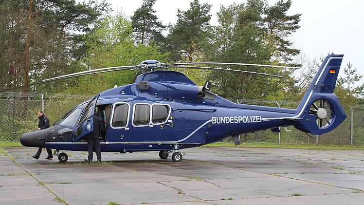 Auch in der kommenden Woche wird am Aus- und Fortbildungszentrum der Bundespolizei  mit dem Hubschrauber trainiert. Foto: Bundespolizei