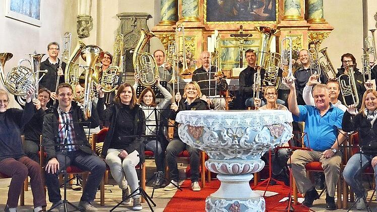 In der Stephanskirche wird die Blechblasmusik hochgehalten. Foto: p