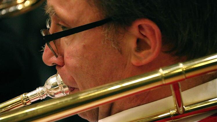 Der komponierende Posaunist Erich Weber aus Gauaschach.  Foto: Gerd Schaar