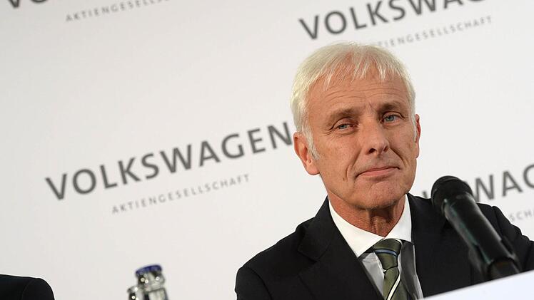Der neue VW-Chef Matthias Müller Foto: Julian Stratenschulte, dpa