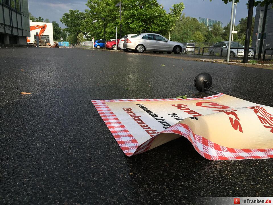 Gewitter in Franken am Mittwoch