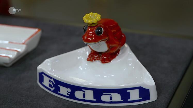 Den Aschenbecher von Erdal (Schuhputzmittel) erwies sich als gesuchte Rarität.