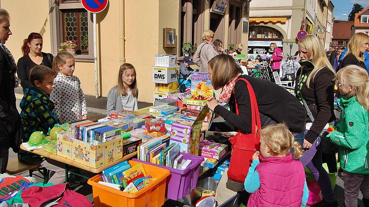 Beim Herbst- und Kinderstadtmarkt. Foto: Sigismund von Dobschütz