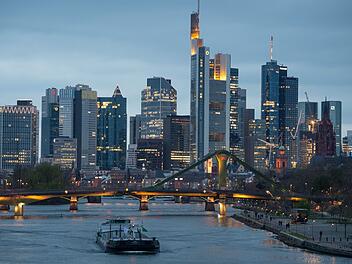 Bankenskyline von Frankfurt