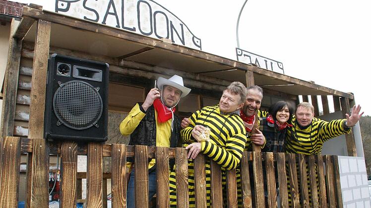 Lucky Luke und die Daltons waren in Althütten auch dabei.