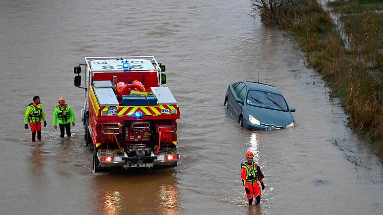 Hochwasser in S&uuml;dfrankreich