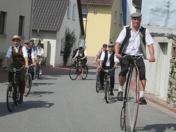 Ein Veloziped.