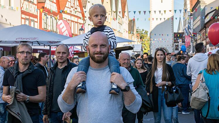 Ungebrochen ist die Anziehung des Haßfurter Straßenfestes, das heuer zum 41. Mal gefeiert wurde.