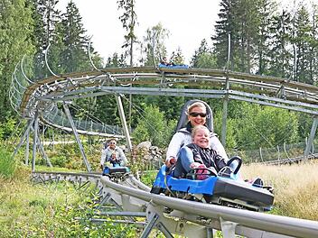 Die Sommerodelbahn am Ochsenkopf öffnet wieder.