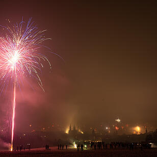 Silvester 2025: Bamberg schießt sich ins neue Jahr 2025 - Feuerwerk über der Domstadt