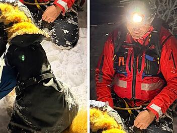 Bayern: Hund st&uuml;rzt bei Skitour ab &ndash; Lawinengefahr macht Rettung schwierig