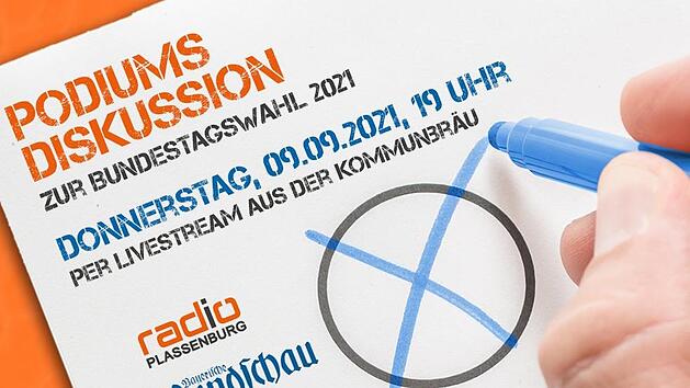 Die Podiumsdiskussion zur Bundestagswahl wird am 9. September um 19 Uhr stattfinden.