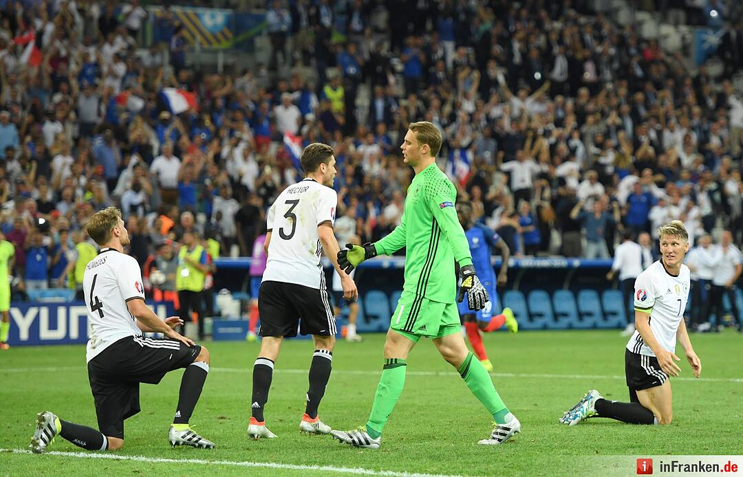 e bittere Niederlage der Deutschen