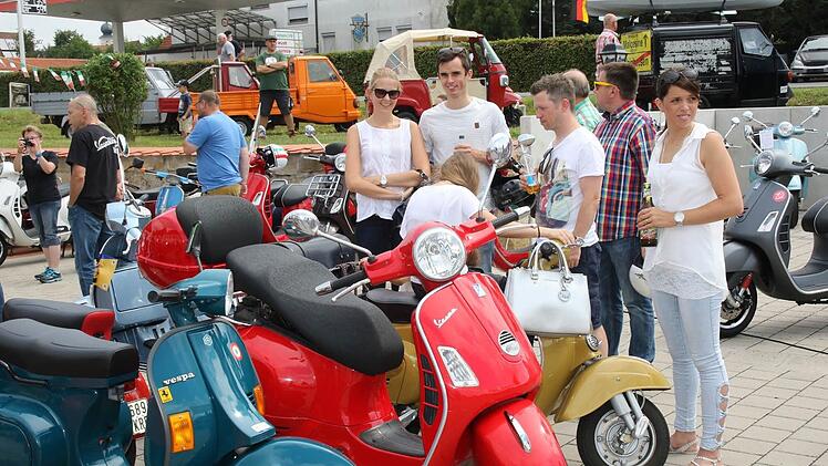 Vespa-Treffen im Itzgrund Foto: Michael Stelzner
