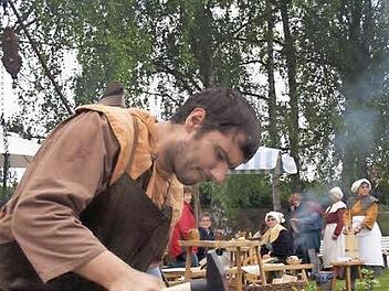 Beim "Forum Cistercium" ist auch der Kleinwenkheimer Bauernhaufen dabei. Foto: Anton Then
