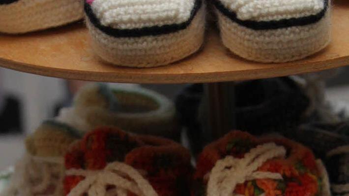 Der siebte Kulmbacher Kunsthandwerkermarkt ist eröffnet. Foto: Jürgen Gärtner