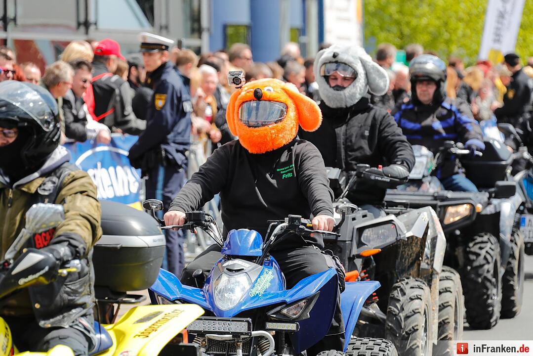 Motorradsternfahrt in Kulmbach: der Sonntag