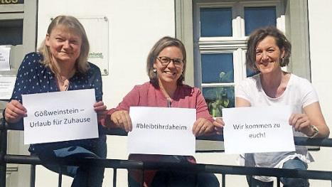 Das Team der Tourist-Info (v.&nbsp;l.): Brigitte Zeilmann, Christin Kellner (Leitung) und Brigitte Caspary Foto: Tourist-Info