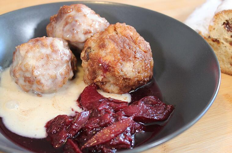 Christstollenknödel: Clevere Resteverwertung für den Weihnachtsklassiker