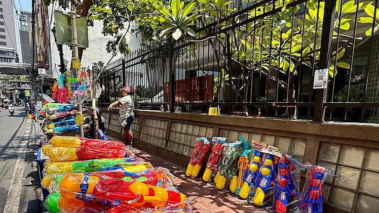 Neujahrsfest Songkran in Thailand