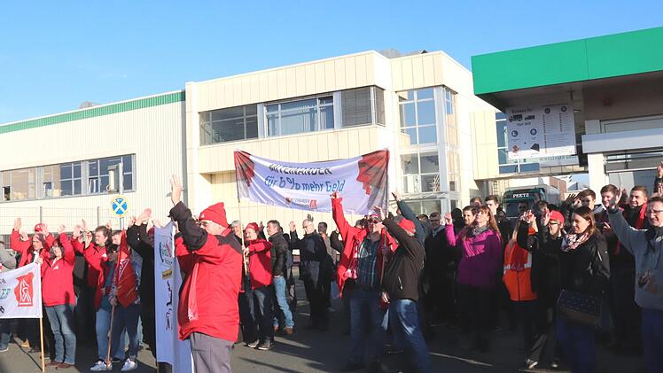 Warnstreik in Höchstadt Johanna Blum