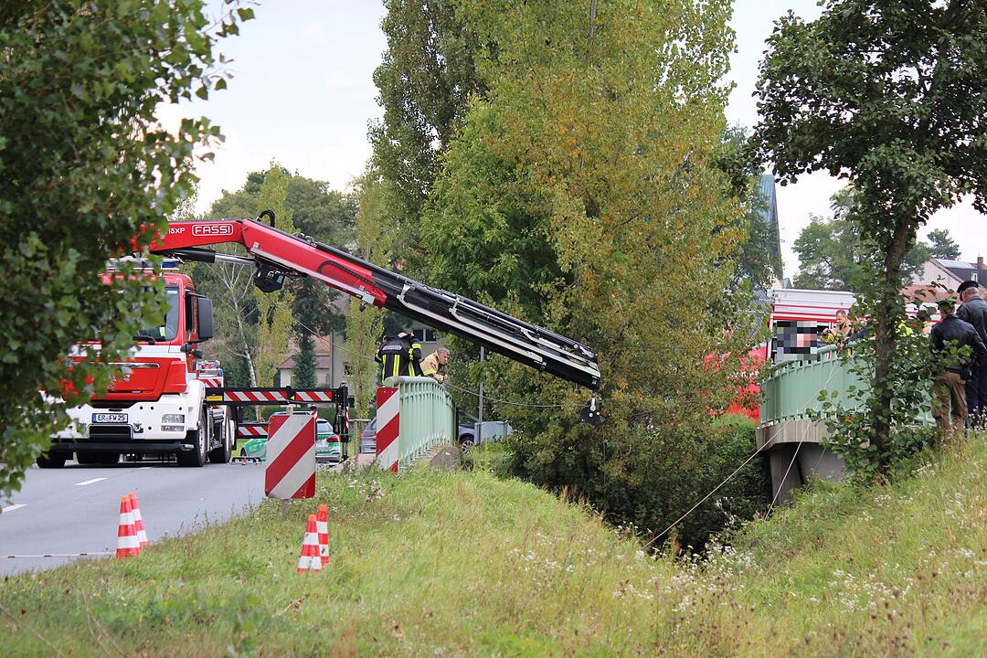 Vermisster Fürther in Auto in Regnitz gefunden