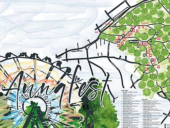 Welche Bierkeller gibt es auf dem Annafest? Und welches Bier? Obere und untere Keller - was ist damit gemeint? Hier gibt es die Übersicht. Grafik: Franziska Schäfer