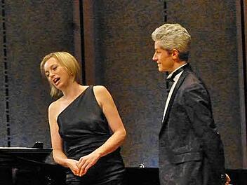 Edwin Crossley Mercer und Special Guest Olivia Vermeulen. Foto: Ahnert