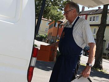 Ideal wäre für die Kulmbacher Tafel ein Team mit 50 Fahrern. Dann sind die Einsätze für den einzelnen überschaubar.  Foto: Archiv/Katrin Geyer