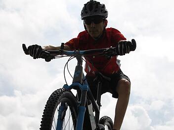 Zwei Strecken des Mountainbike-Wegenetzes des Landkreises führen über Bad Brückenauer Gebiet.  Foto: Ulrike Müller/Archiv